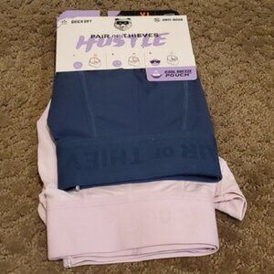 Mens Pair of Thieves 2 pair BOXER BRIEFS Hustle Size M L XL XXL Navy Lilac NWT